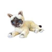 Pointed Plush Cat Lying